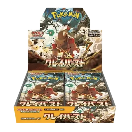  Pokemon Japanese Clay Burst Booster Box