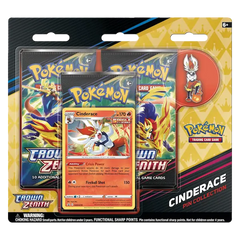 Pokemon Sword & Shield Crown Zenith 3-Pack Blister - Cinderace