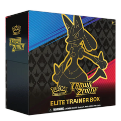crown zenith card binder Crown Zenith Elite Trainer Box