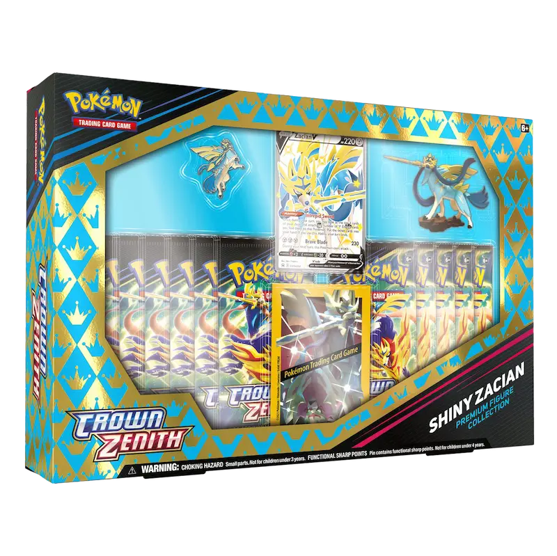 Pokemon Crown Zenith: Shiny Zacian Premium Figure Collection