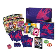 Contents of Pokemon Sword & Shield Darkness Ablaze Elite Trainer Box