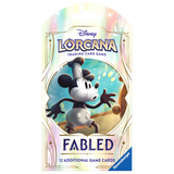 Fabled Sleeved Booster featuring Disney Lorcana card pack with character illustration.