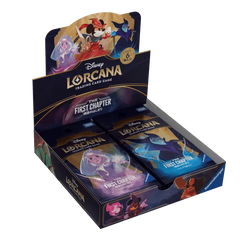 lorcana first chapter booster box english Disney The Sleeved Pack 6 common cards 3 uncommon cards 2 rare The First Chapter Collector Set