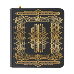 Gold lining spellbook custom designed card binder 12-pocket