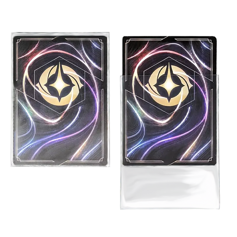 Lorcana cards in soft card sleeve