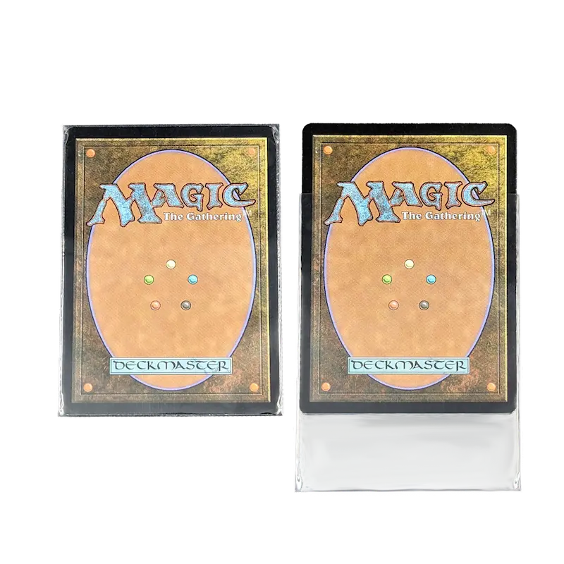 MTG card in exact fit sleeve