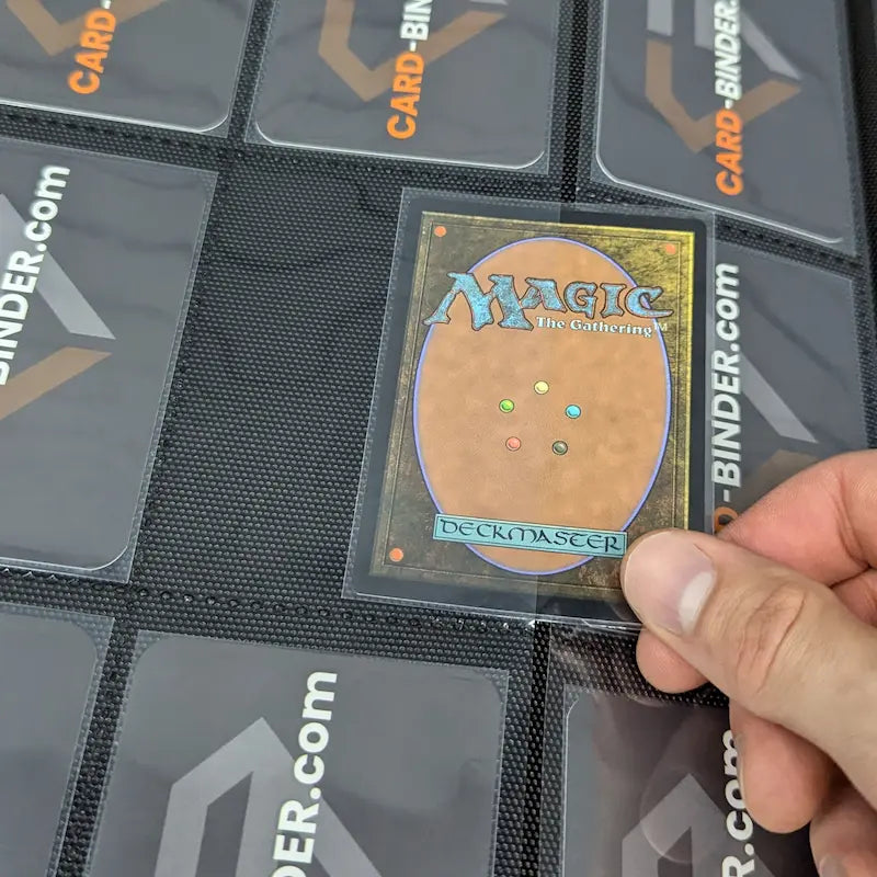 MTG card put into premium binder pocket