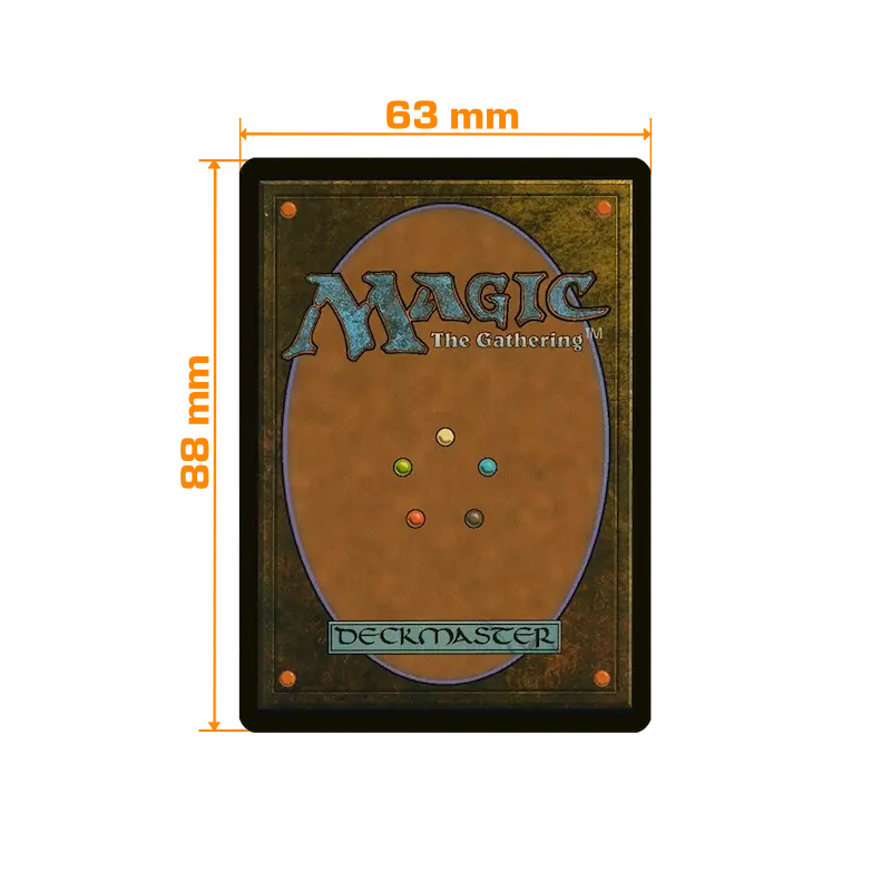 Magic: the Gathering card measurements