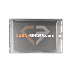 Magnetic card holder with card inside