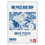 One Piece BASE SHOP Limited Card Collection vol.1 promotional artwork featuring characters from the One Piece card game.