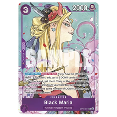 Dash Pack 2025 featuring Black Maria, character card from One Piece Card Game with stunning illustrations.