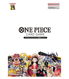 One Piece 25th Anniversary Collection Premium Card Game featuring iconic characters and vibrant artwork.