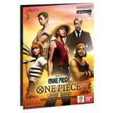 Premium Card Collection Live Action Edition featuring characters from One Piece card game in vibrant artwork.
