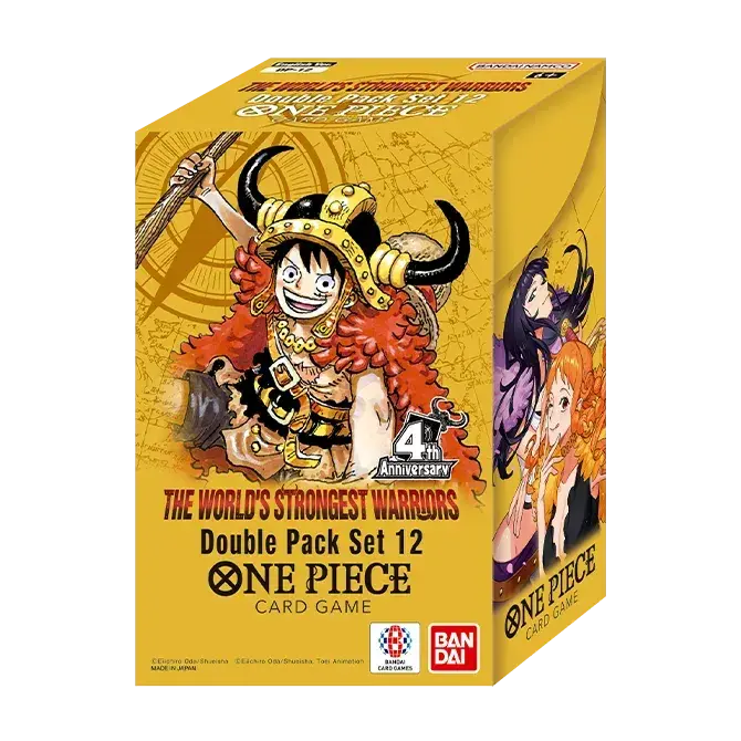 DP-12 Double Pack set OP-17 (Live) featuring characters from One Piece Card Game.