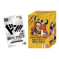 DP-12 Double Pack set OP-17 (Live) featuring One Piece Card Game 4th Anniversary packaging.