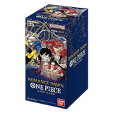 Romance Dawn Japanese Booster Box featuring One Piece characters and design from the OP01 card game.