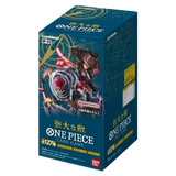 Pillars of Strength Japanese Booster Box featuring One Piece OP-03 card game packaging with vibrant artwork.