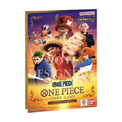 One Piece card game promotional image featuring characters from the series, designed by Bandai Namco.