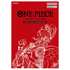 PREMIUM CARD COLLECTION -ONE PIECE FILM RED- sealed booklet for One Piece Card Game with illustrations from the movie.