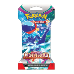 Pokemon Paldea Evolved Sleeved Booster - Quaquaval Art