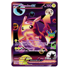 30th Celebration Ultra Premium Collection - Night Out featuring a stunning Pikachu ex card with special abilities.