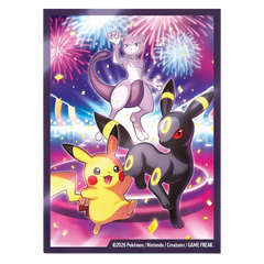 30th Celebration Ultra Premium Collection - Night Out featuring Pikachu and Umbreon with fireworks in the background.
