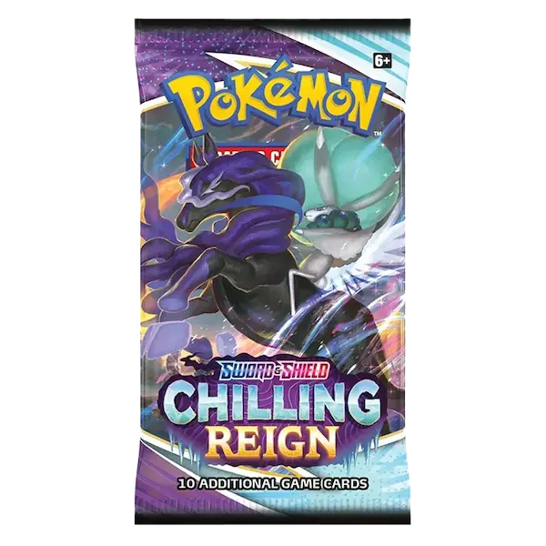  Pokemon Sword & Shield Chilling Reign Booster Pack Art 5