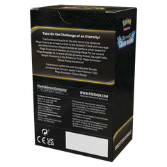 Chaos Rising Booster Bundle featuring 6 Booster Packs from Pokémon Mega Evolution expansion.
