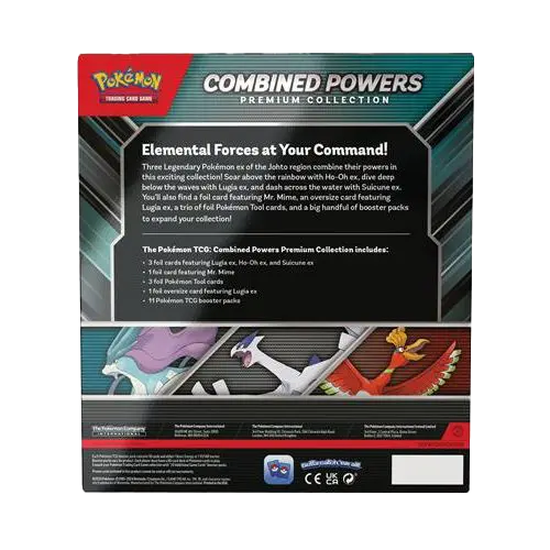  Pokemon Scarlet & Violet Combined Powers Premium Collection - Back Information