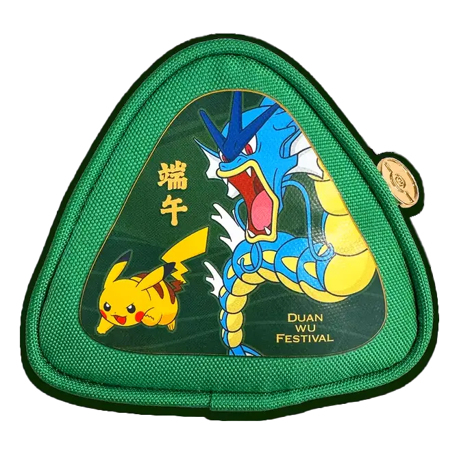 Dragon Boat Festival Box 2026 med Pikachu och Gyarados i livlig grön design.