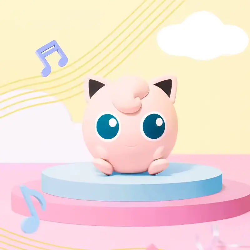 FUNISM Mini Figure 3.0 Blind Box featuring a cute Jigglypuff figure on a colorful stage.