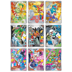 First Partner Illustration Box Series 2 featuring Pokémon cards celebrating Johto, Unova, and Galar regions.