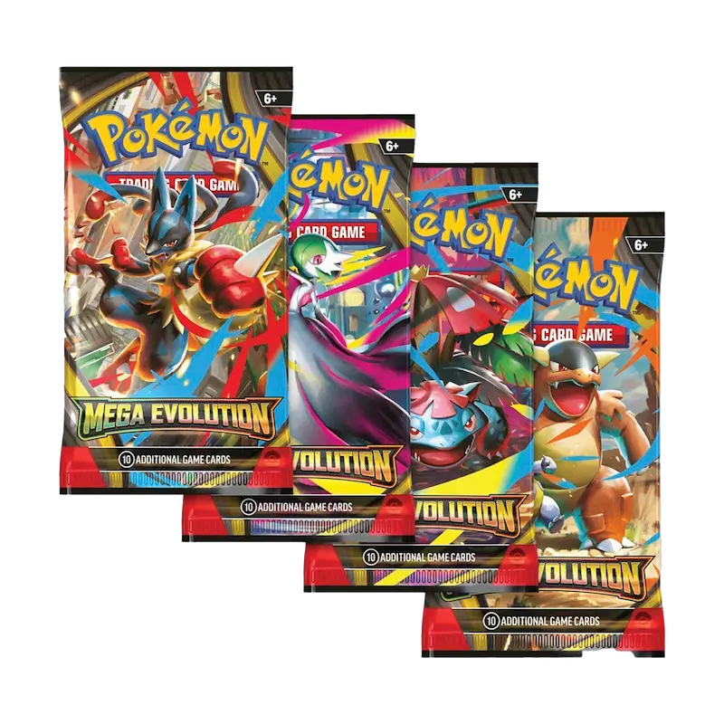 Pokémon Sammelkarten Booster-Box – 10 Zufällige Karten Inkl. Holo/Reverse, Französische Version Für Sammler