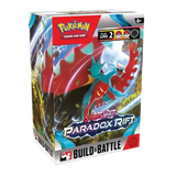 Paradox Rift Stadium box featuring Pokémon Scarlet & Violet design for Trading Card Game.