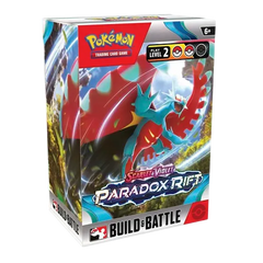 Paradox Rift Stadium box featuring Pokémon Scarlet & Violet design for Trading Card Game.