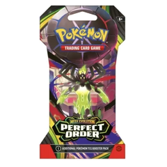 Perfect Order Sleeved Booster featuring Mega Zygarde from the Pokémon Trading Card Game.