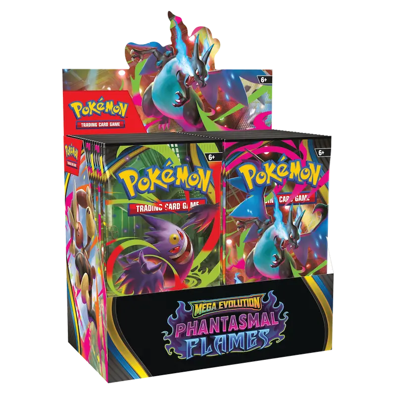 Caja de Sobres Pokémon Llamas Fantasmales - Juego de Cartas Colecciona ...