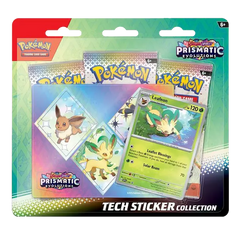 Pokemon Prismatic Evolutions Tech Sticker - Leafeon