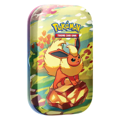 Pokemon Prismatic Evolutions Min Tin - Flareon