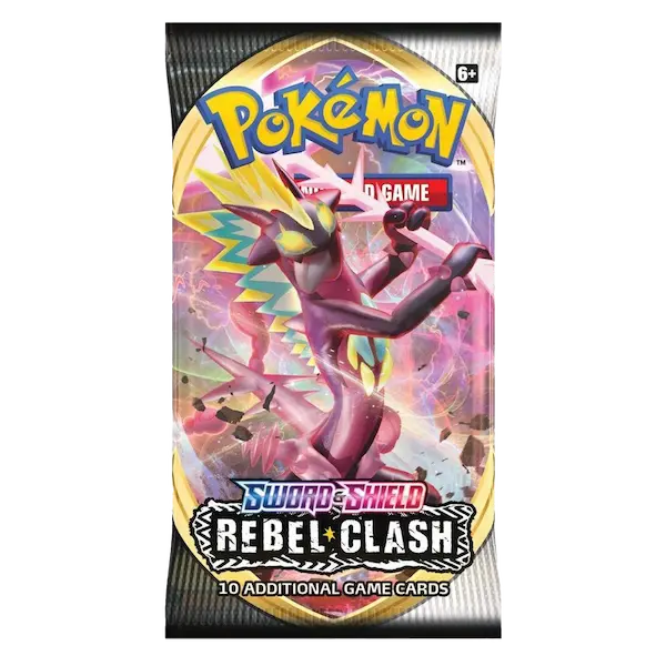 Pokemon Sword & Shield Rebel Clash Booster Pack Art 3