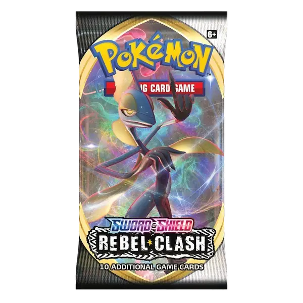 Pokemon Sword & Shield Rebel Clash Booster Pack Art 4