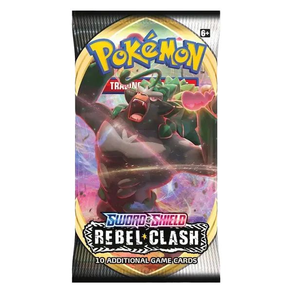 Pokemon Sword & Shield Rebel Clash Booster Pack Art 2