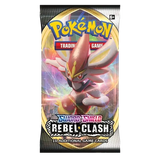 Pokemon Sword & Shield Rebel Clash Booster Pack Art 1