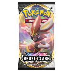 Pokemon Sword & Shield Rebel Clash Booster Pack Art 1