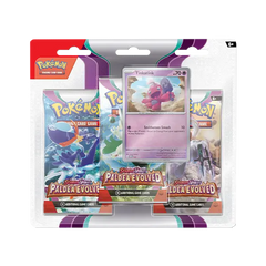 Pokemon Scarlet and Violet Paldea Evolved 3-Pack Blister Tinkatink