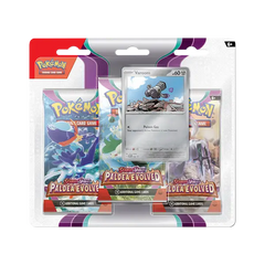 Pokemon Scarlet and Violet Paldea Evolved 3-Pack Blister Varoom