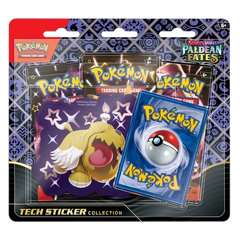 Pokemon Scarlet & Violet Paldean Fates 3 Pack Sticker Collection Greavard