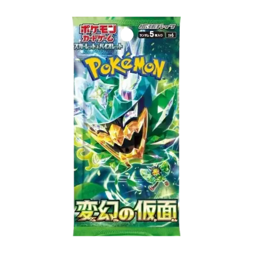  Pokemon Japanese Mask of Change Booster Pack