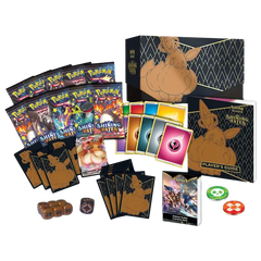 Contents of Pokemon Sword & Shield Shining Fates Elite Trainer Box