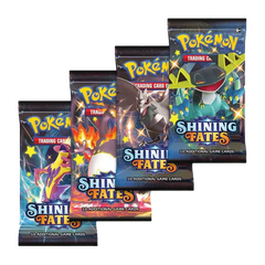 Pokemon Sword & Shield Shining Fates 4 booster packs Art Set